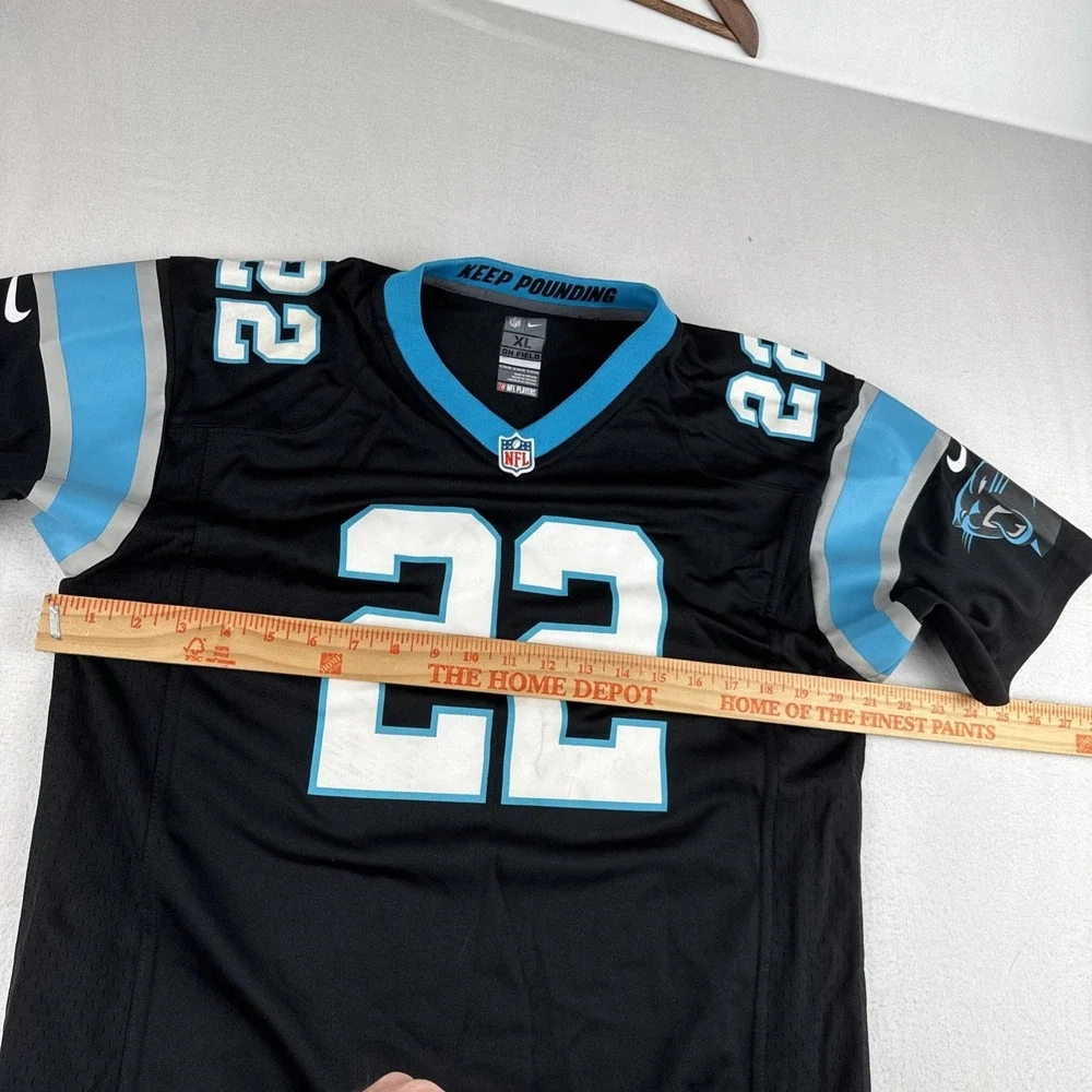 Christian McCaffrey Carolina Panthers Boys XL  Nike NFL Jersey Black (18/20)